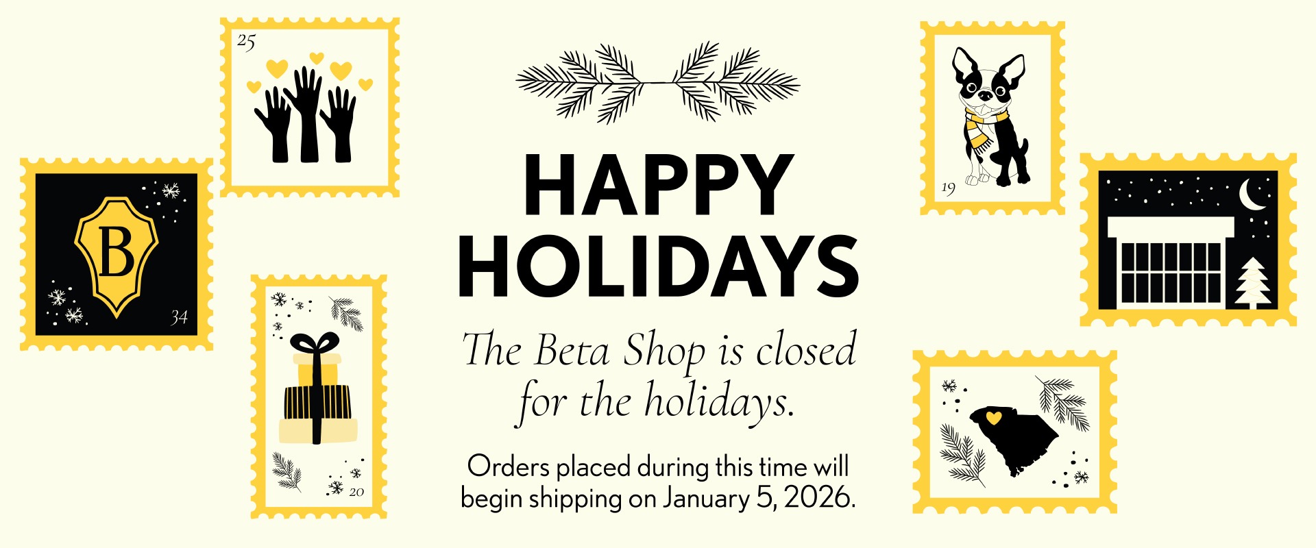 Shop Closed. Reopen 1/5/26