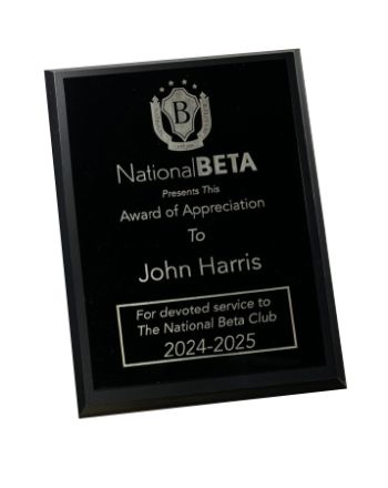 Appreciation Plaque