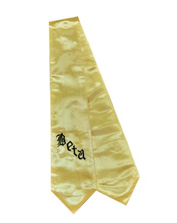 "Beta" Embroidered Drape Stole