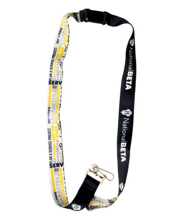 Reversible Lanyard - Black & White
