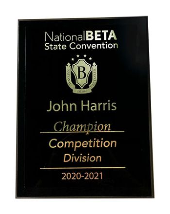 Competition Plaque