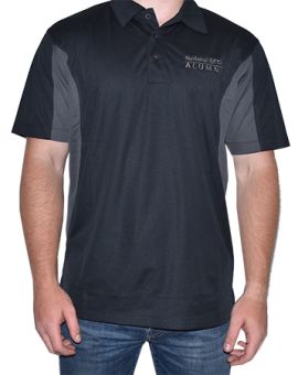 Black Gray Accent Alumni Collared Shirt