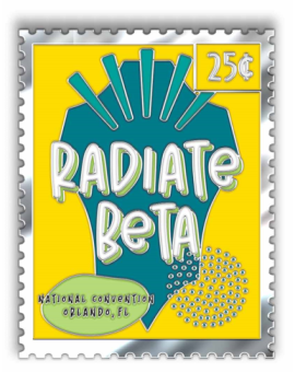 National Convention Stamp Trading Pin - Orlando 2025