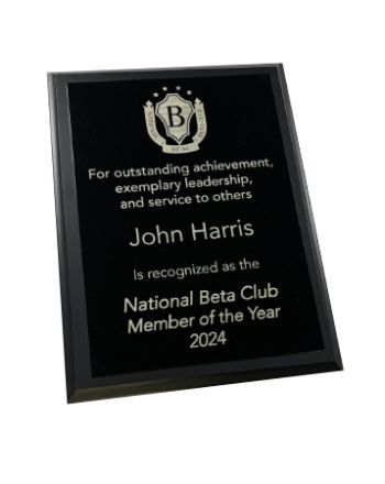 Member of the Year Plaque