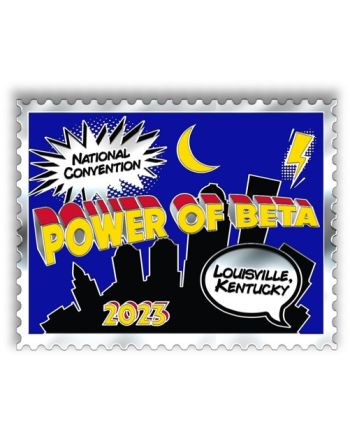 National Convention Stamp Trading Pin - Louisville 2023