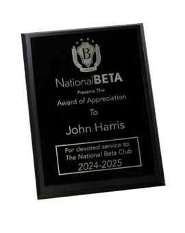 Appreciation Plaque