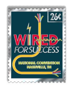 National Convention Stamp Trading Pin - Nashville, TN 2026