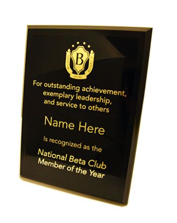 Member of the Year Plaque